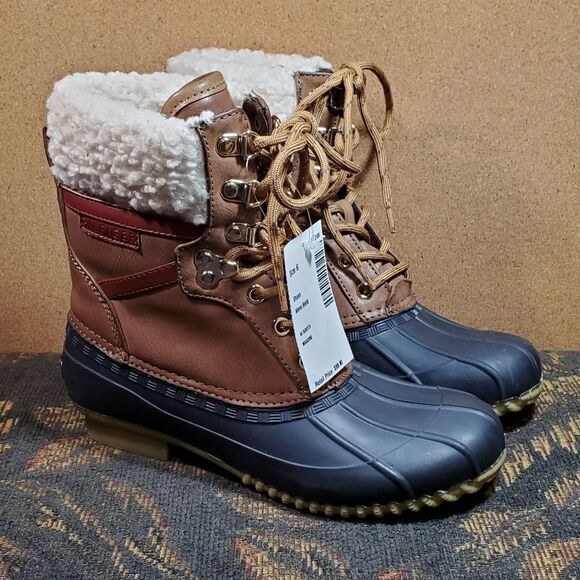 Tommy Hilfiger Rianah Lace-Up Winter Boots- NWT - Picture 1 of 12